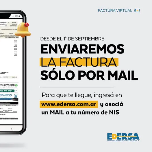EDERSA, FACTURA DIGITAL