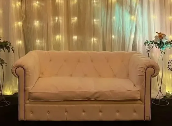 sillón Chester color blanco