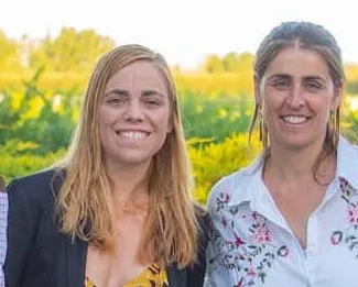 Florencia Ghirardelli junto a María Emilia Soria