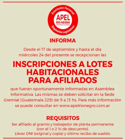 APEL, LOTES