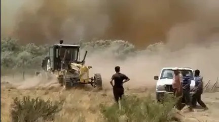 INCENDIO MONTE BAGUAL