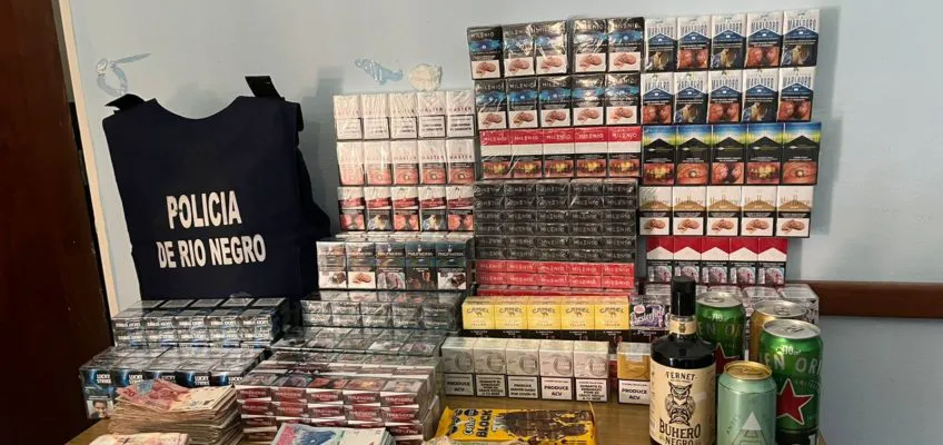 MERCADERÍA RECUPERADA TRAS UN ROBO EN EL CÓNDOR