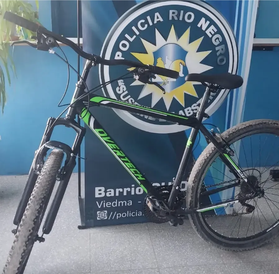 VIEDMA, BICICLETA RECUPERADA