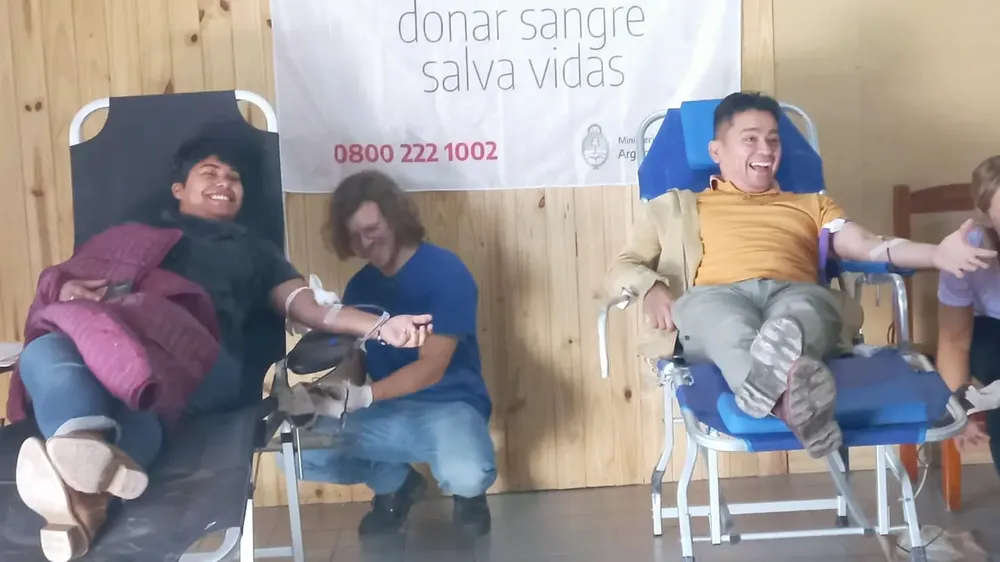 DONACIÓN DE SANGRE EN EL BARRIO SANTA CLARA DE VIEDMA