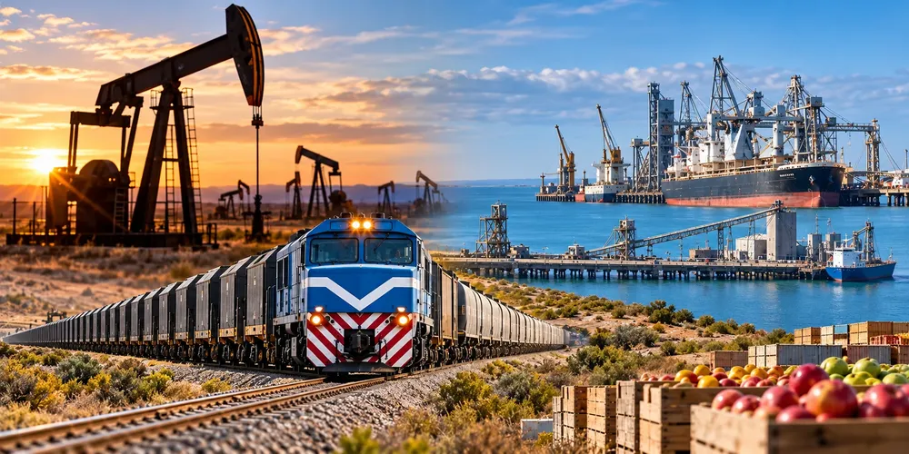 Panorama industrial de energía y transporte