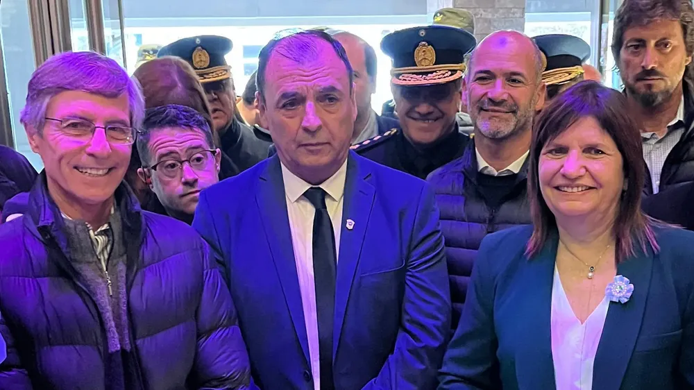 Fabián gatti, Daniel Jara y Patricia Bullrich