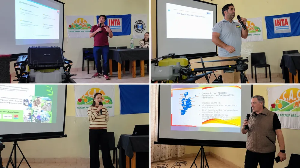 Coloquio sobre drones agrícolas e INTA