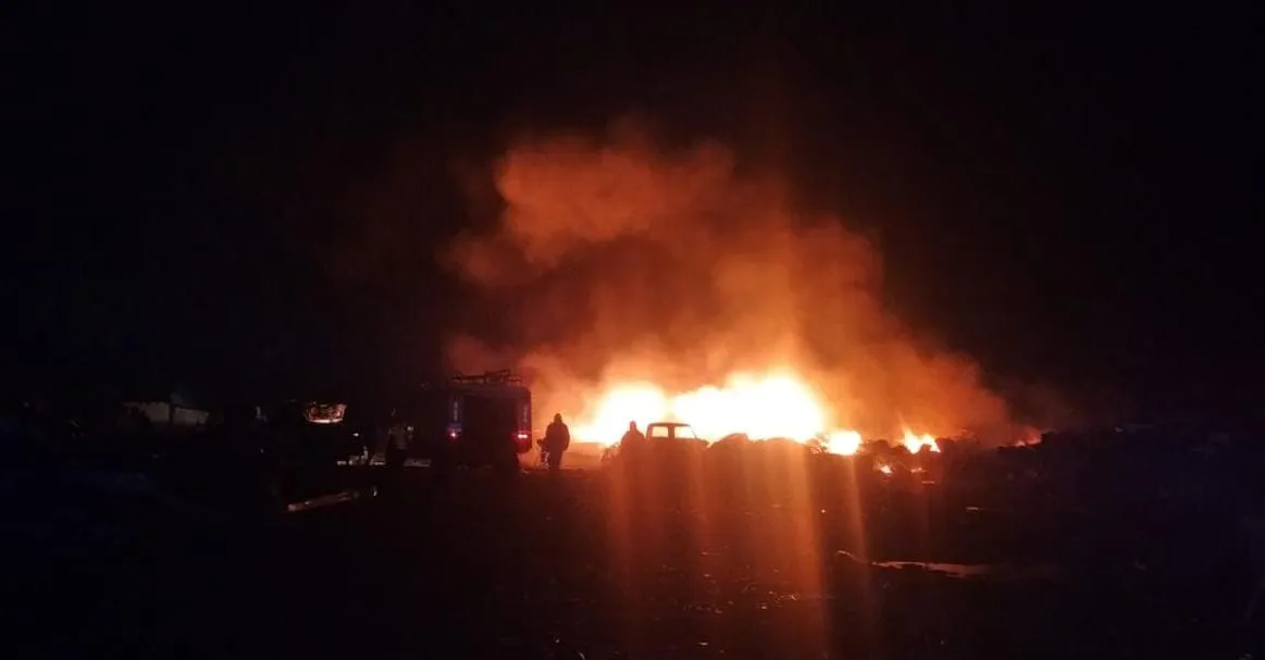 INCENDIO, VIEDMA, DESARMADERO
