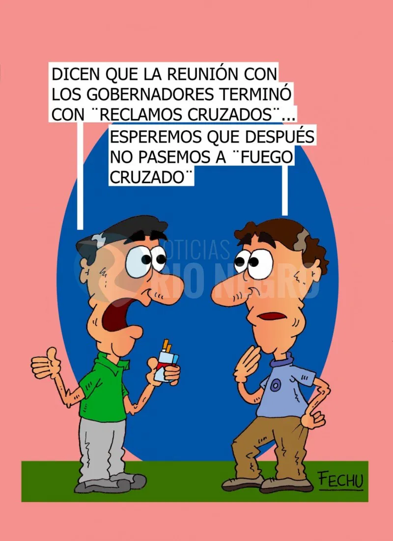 humor fuego cruzado