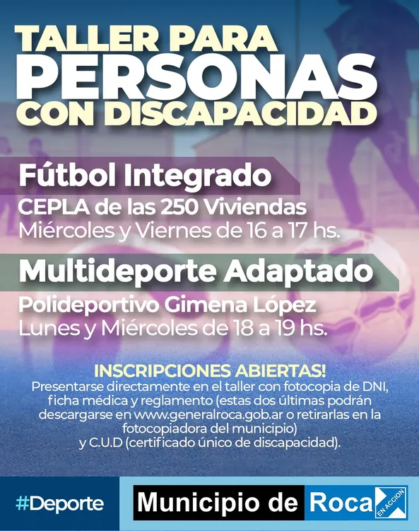 TALLERES DISCAPACIDAD