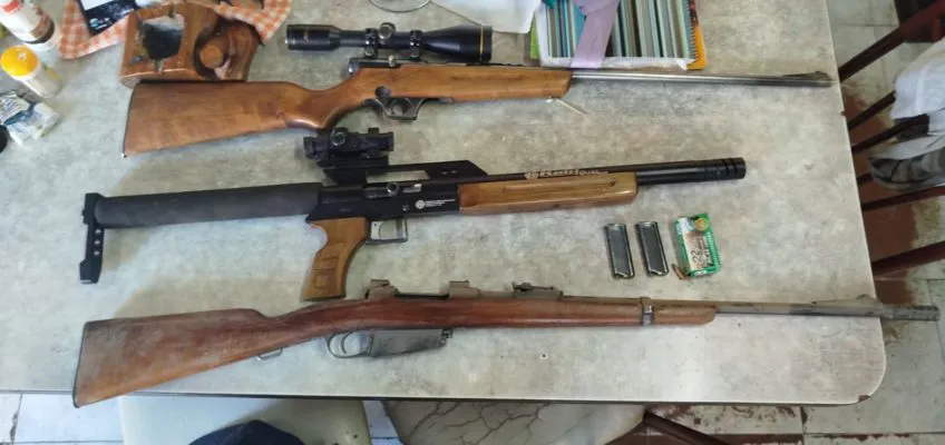 viedma, armas, allanamientos