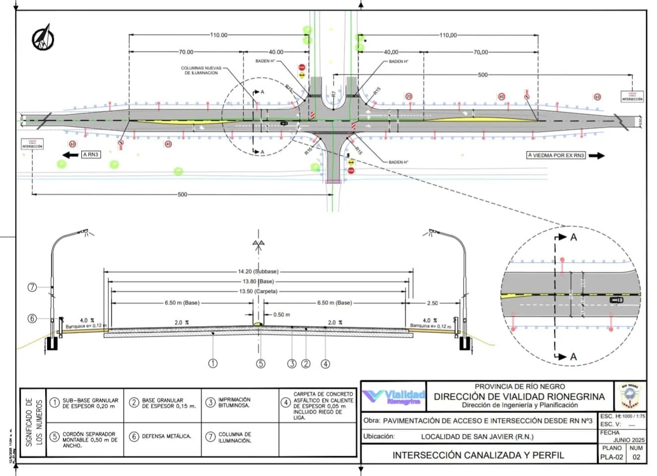 SAN JAVIER, ACCESO, PROYECTO