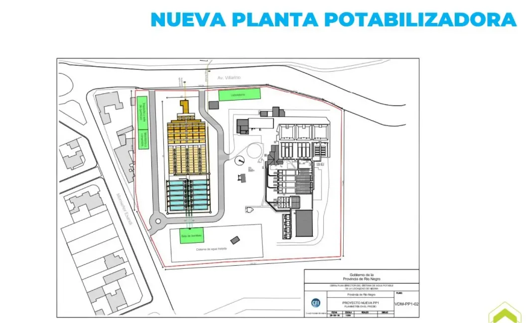 VIEDMA, AMPLIACION, PLANTA POTABILIZADORA