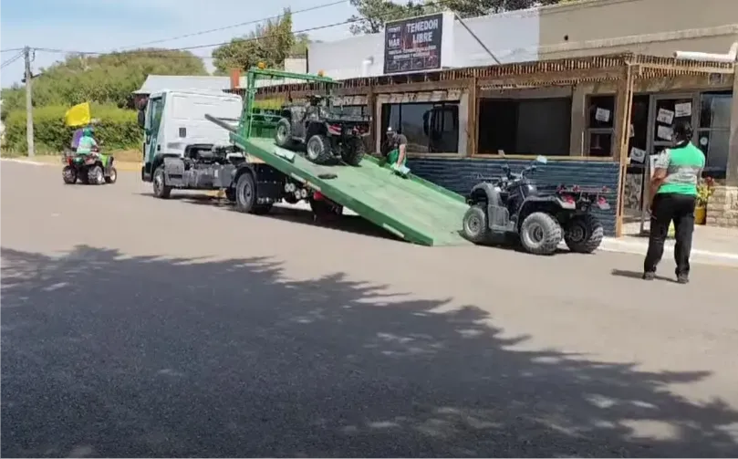 EL CONDOR CUATRICICLO SECUESTRO