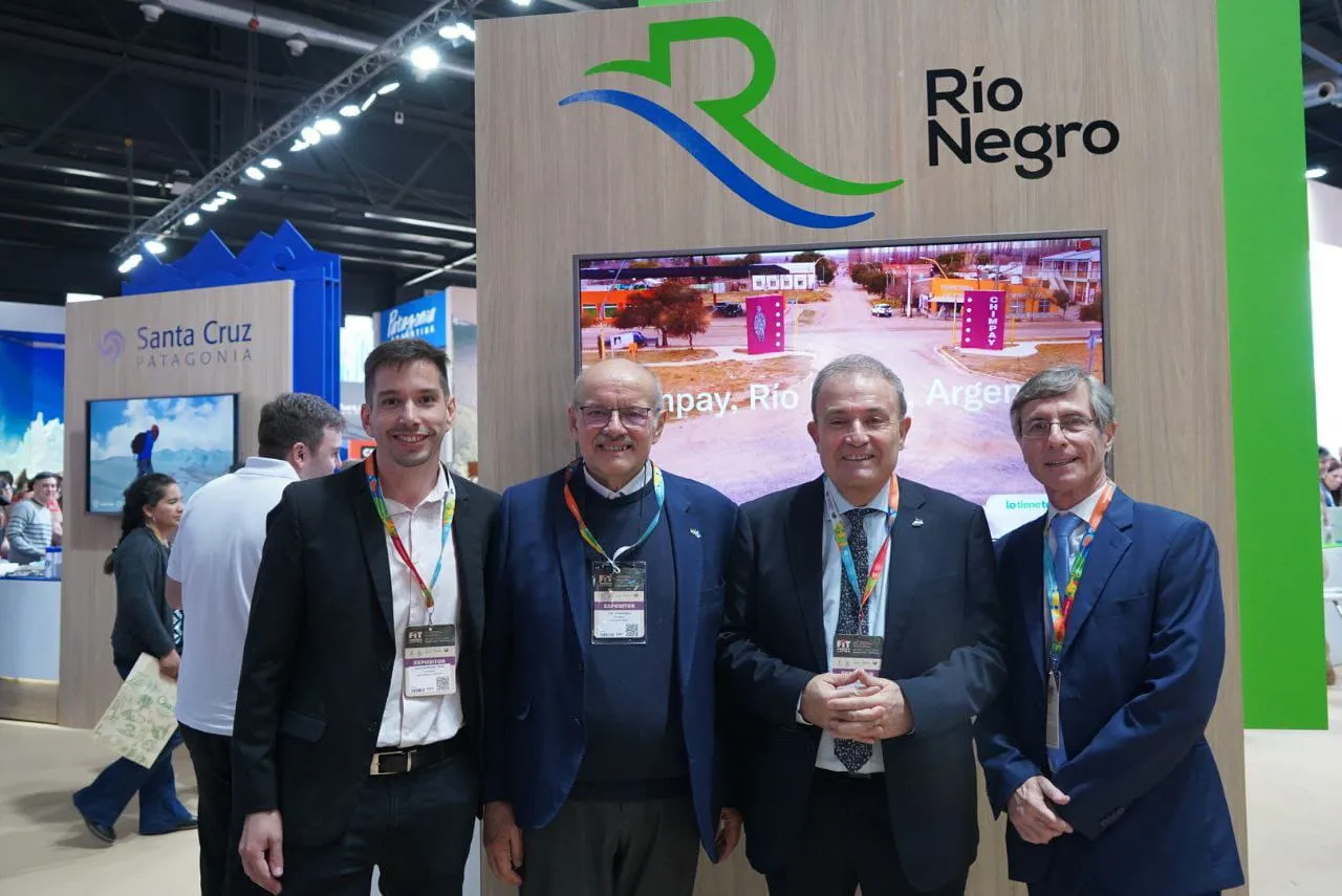 LUIS DI GIACOMO, PEDRO PESATTI Y FABIAN GATTI EN LA Feria Internacional de Turismo