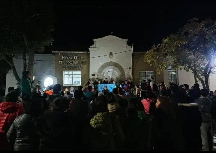 INGENIERO JACOBACCI, HOSPITAL, ABRAZO, RECLAMO