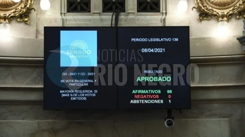 senado votación
