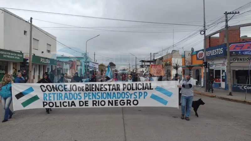 CONSEJO DE BIENESTAR POLICIAL movilizacion marcha