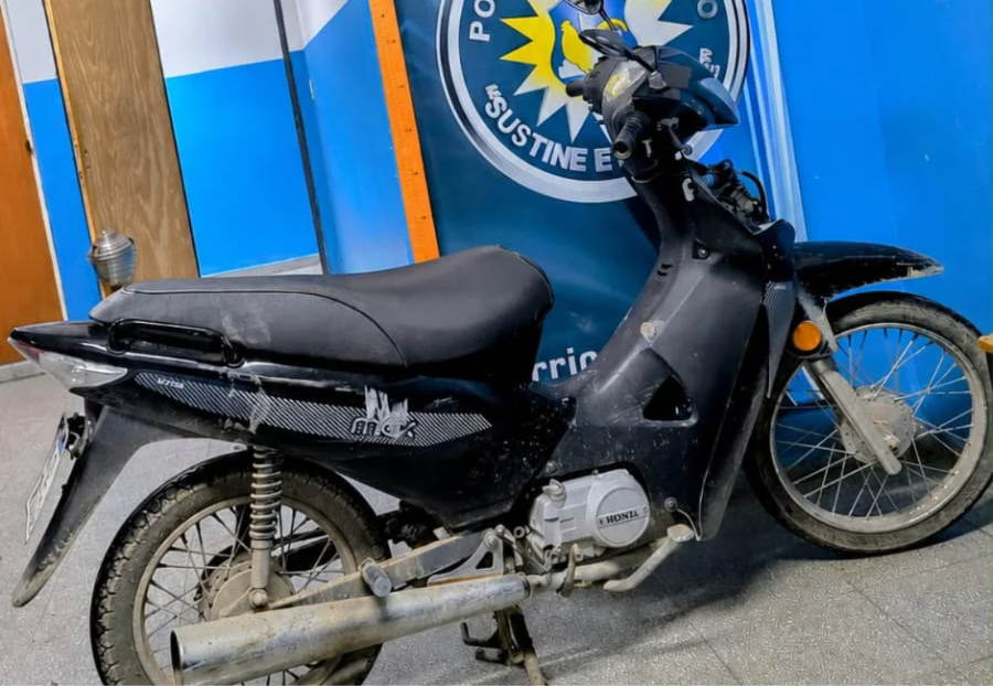 VIEDMA MOTO RECUPERADA