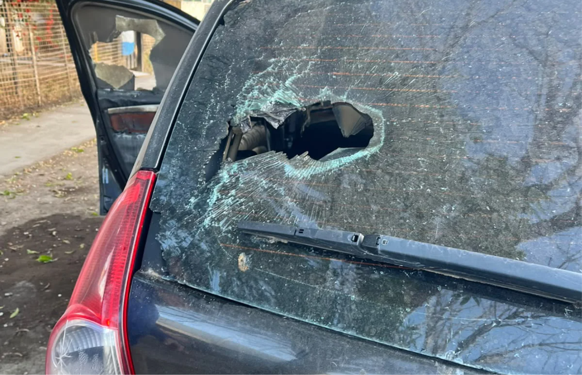AUTO VIEDMA BANDALISMO INCENDIO MOLOTOV