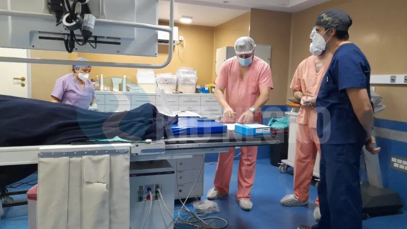 sanatorio austral SERVICIO DE HEMODINAMIA operacion