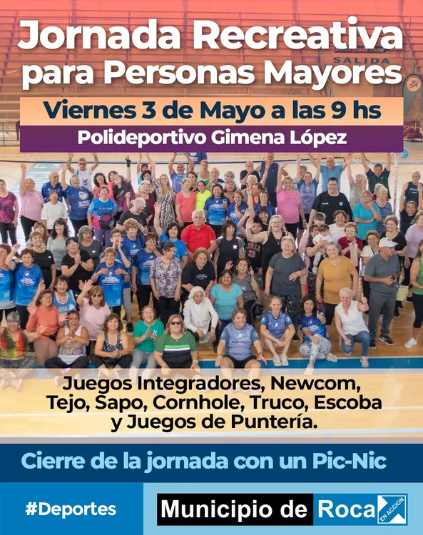 JORNADA RECREATIVA PARA PERSONAS MAYORES