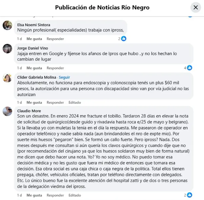 IPROSS, COMENTARIOS