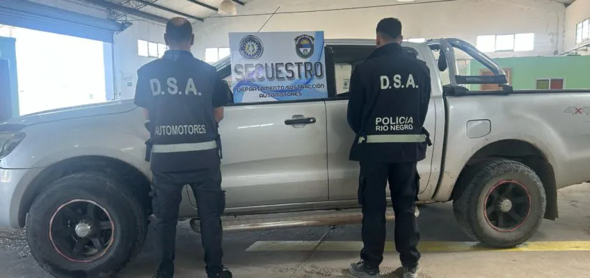 camioneta secuestrada