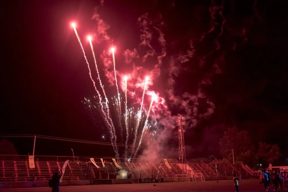 estadio Luis Maiolino, pirotecnia