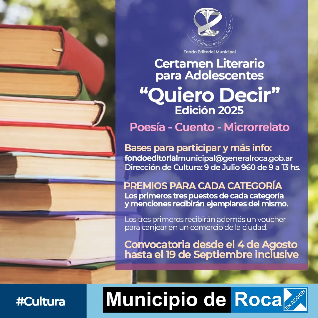 CONVOCATORIA QUIERO DECIR 2025