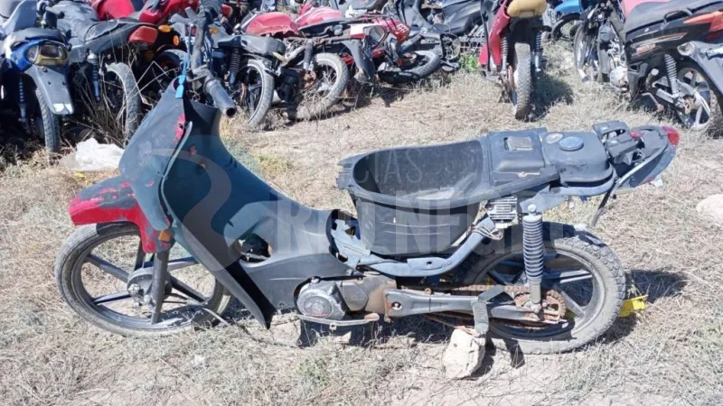 MOTO SECUESTRADA deposito