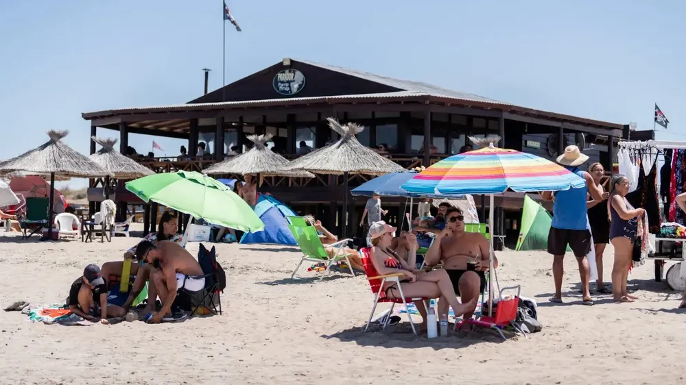 playa balneario calor