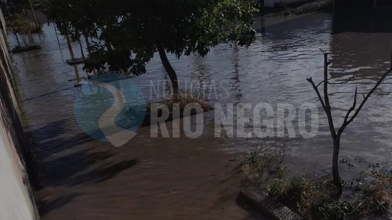barrio los fresnos inundacion