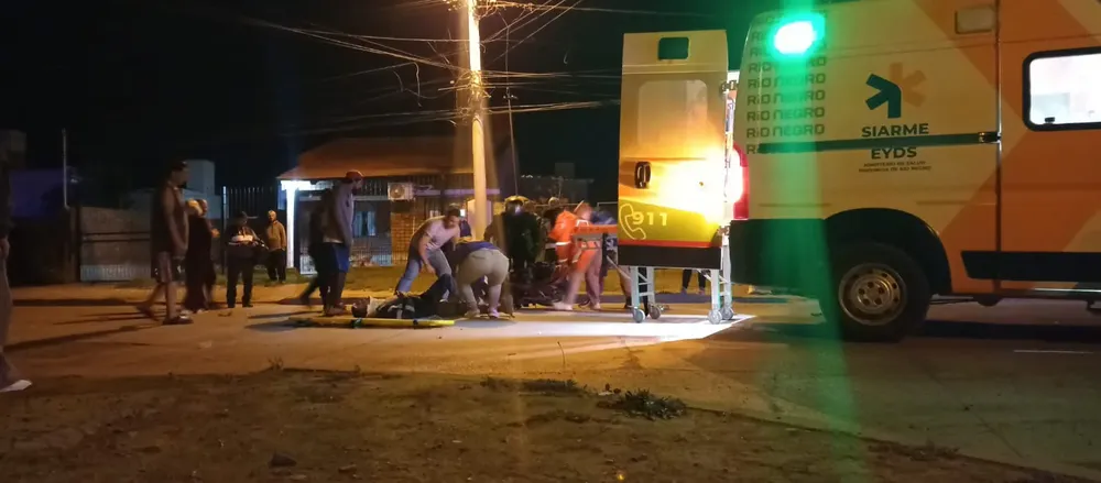 VIEDMA, ACCIDENTE, CABALLO, MOTO