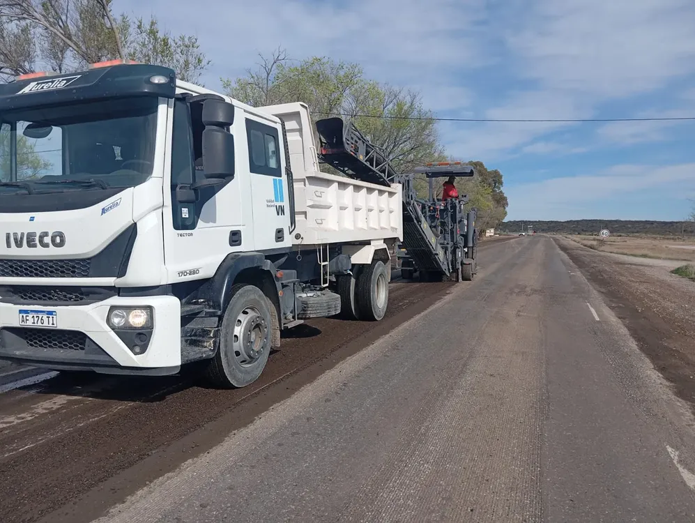 Fresado Chelforó RN22 VIALIDAD NACIONAL