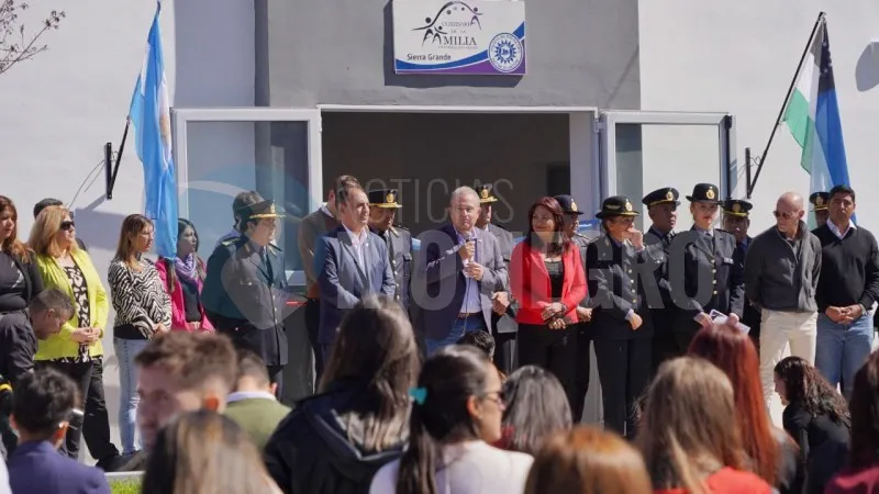 sierra grande comisaria de la familia INAUGURACION