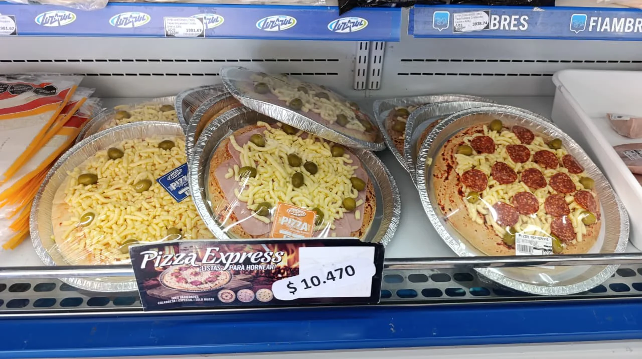 LACTEOS LUZ AZUL PIZZAS