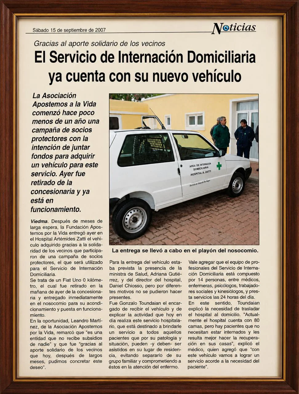 APOSTEMOS A LA VIDA