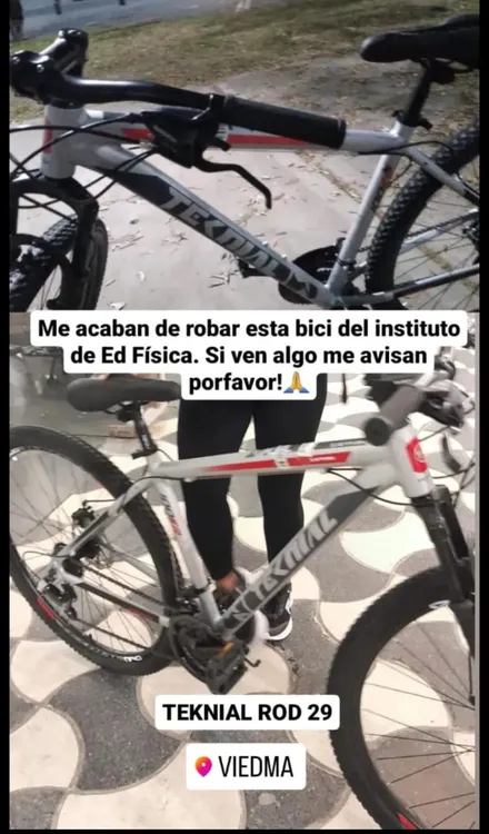 BICICLETA ROBADA EN VIEDMA