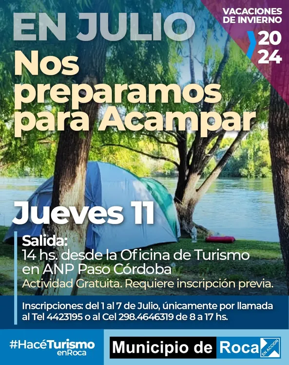 NOS PREPARAMOS PARA ACAMPAR