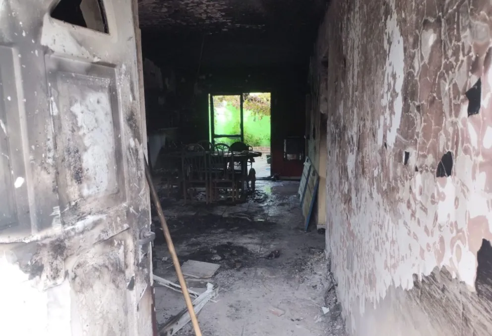 INCENDIO EN EL BARRIO AMEL