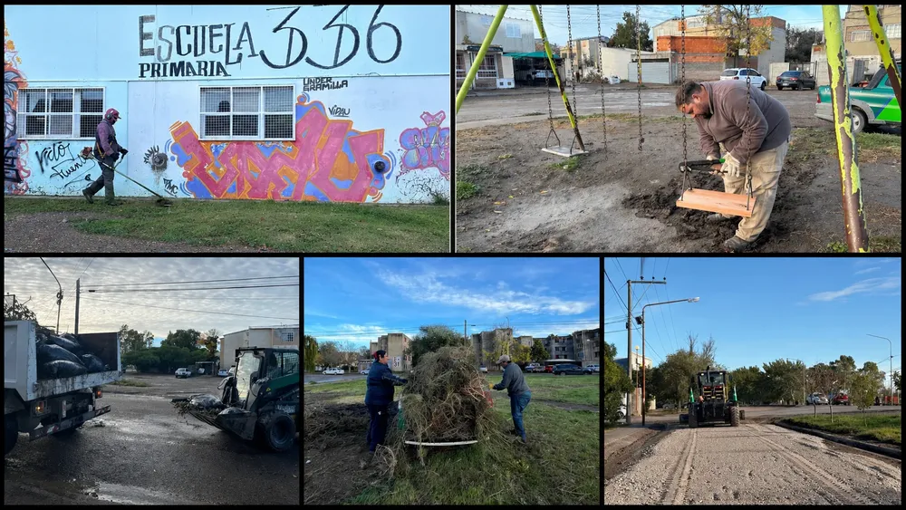 VIEDMA LIMPIA CON LA COMUNIDAD BARRIO UNION INALUAQUEN GUIDO