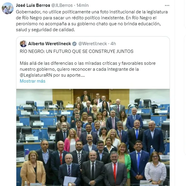 ALBERTO WERETILNECK, JOSE LUIS BERROS