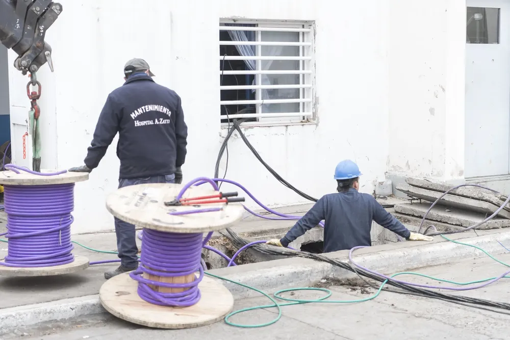 HOSPITAL ZATTI, INCENDIO, ELECTRICIDAD, CABLES
