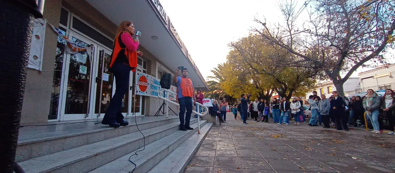 VIEDMA, HOSPITAL ZATTI, PROTESTA, ASSPUR