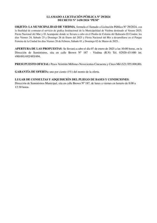 LICITACION-29