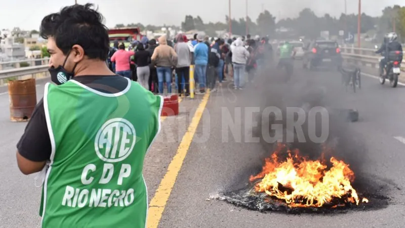 ATE puente basilio villarino PROTESTA manifestacion