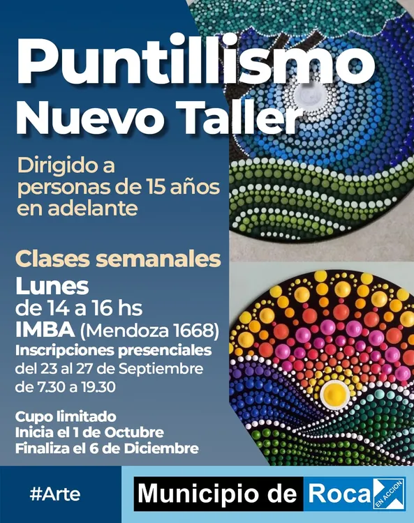 TALLER PUNTILLISMO