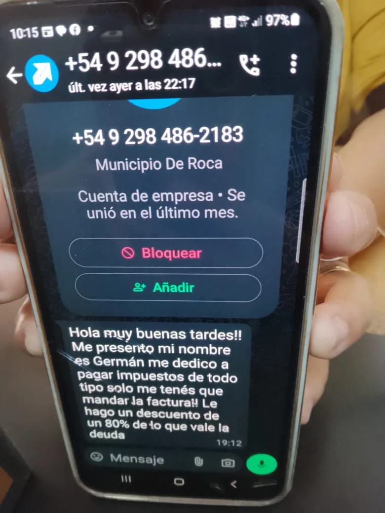 FALSOS COBRADORES