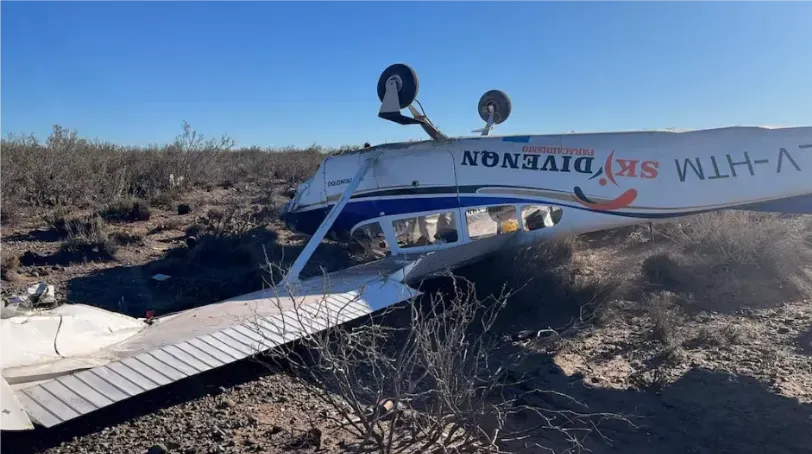 AVIONETA, ACCIDENTE, ALLEN